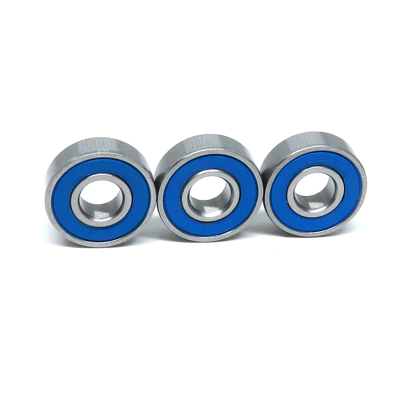 695 2RS 5x13x4 ABEC-5 Blue Seals Miniature Ball Bearing 695RS RC Car Bearing 695-2RS